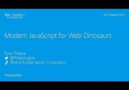 Modern JavaScript For Web Dinosaurs